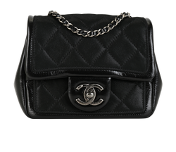 Mini Square Flap, Leather, Black, 20620810 (2015/15) DB/AC, 3*